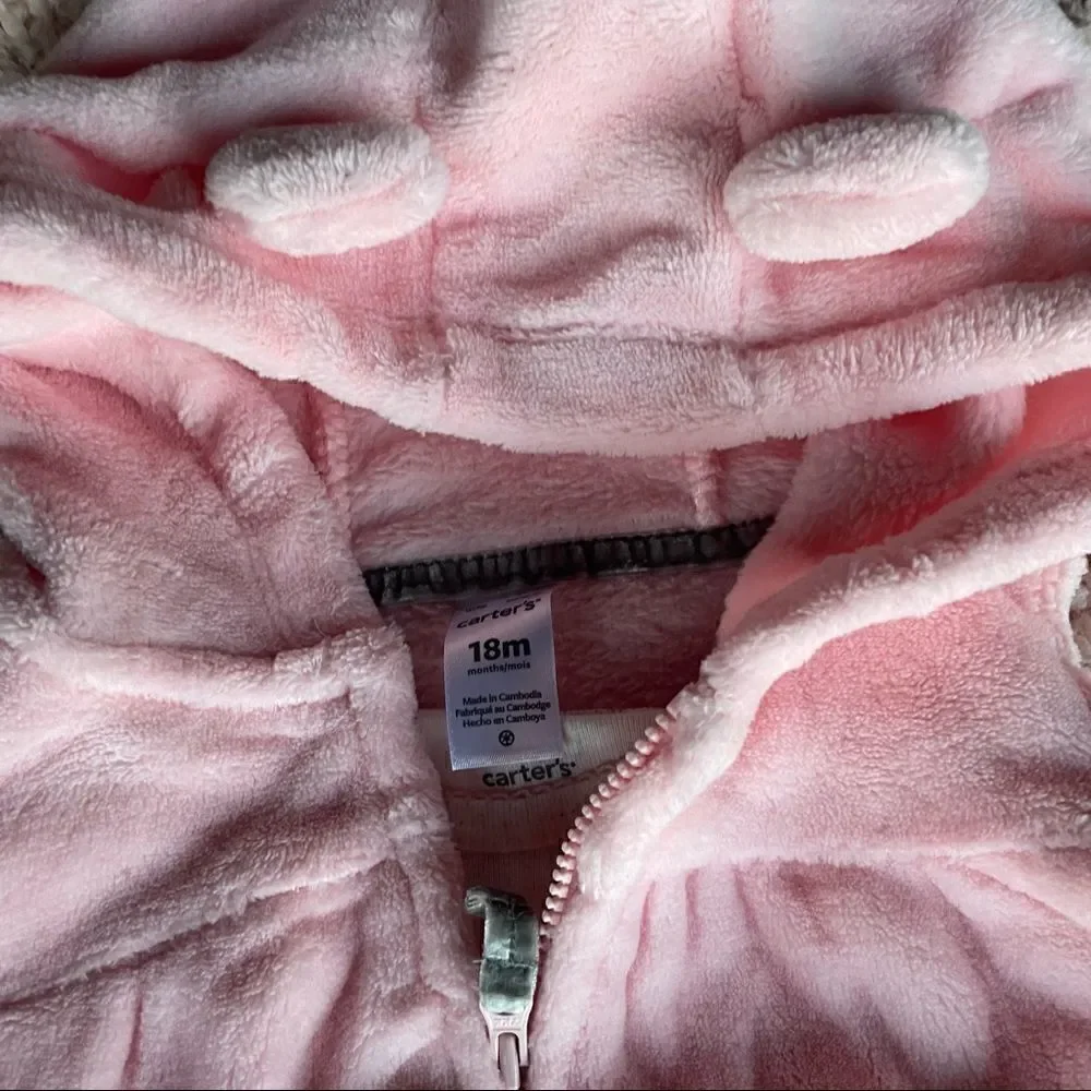 Carters 2 piece little jacket set cat jacket 9m